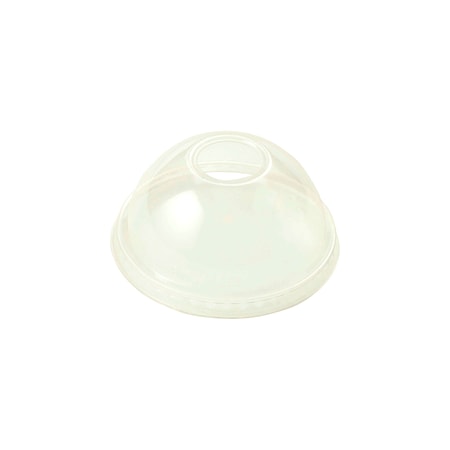 World Centric 9 qt.-24 oz. Ingeo Compostable Clear Dome Lid, PK1000 CPL-CS-12D